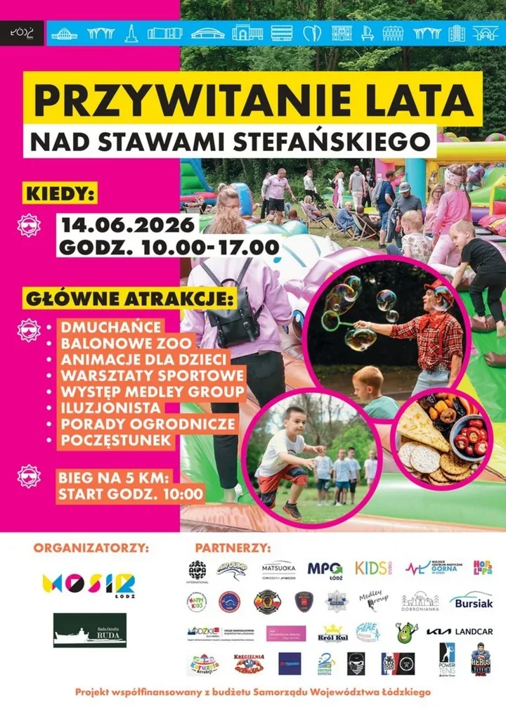 Stawy Stefańskiego szykują piknik z biegami, alpaki i sceną pełną atrakcji