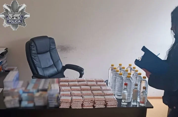 Handlował nielegalnym alkoholem i 2500 papierosami - dzielnicowi wpadli na Grabowej