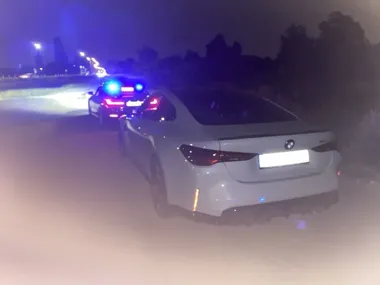 189 km/h na drodze do Pabianic. Kierowca dostał 2500 zł mandatu