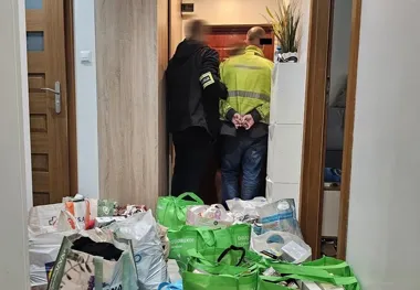 47-latek zatrzymany po serii kradzieży z firmowego transportu w Łodzi