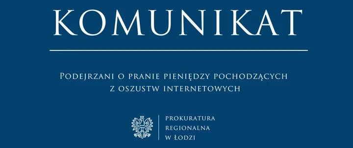 Siedem osób z zarzutami prania pieniędzy po oszustwach internetowych