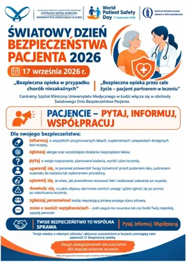 Pomarańczowe światło dla bezpieczeństwa pacjentów w Łodzi