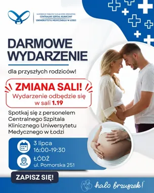 Halo Brzuszek przeniesione do sali 1.19. W CSK zmienia się wejście