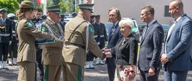 35 lat Straży Granicznej. Wojewoda łódzka odebrała medal za zasługi