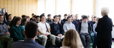 W szkole w Łodzi padły trudne pytania o państwo i odpowiedzialność obywateli
